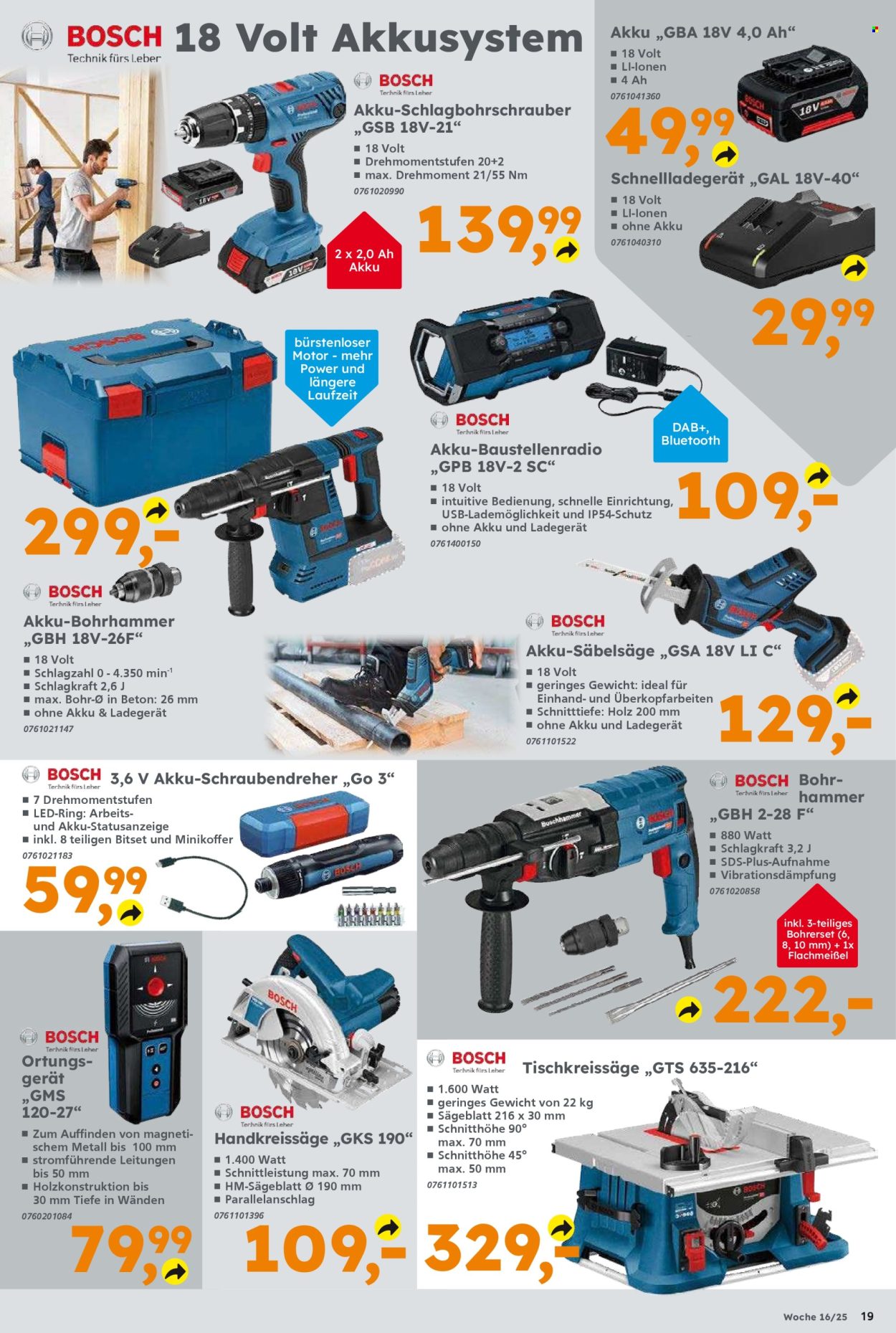 Globus Baumarkt Prospekte  - 14.04.2025 - 19.04.2025. Seite 19
