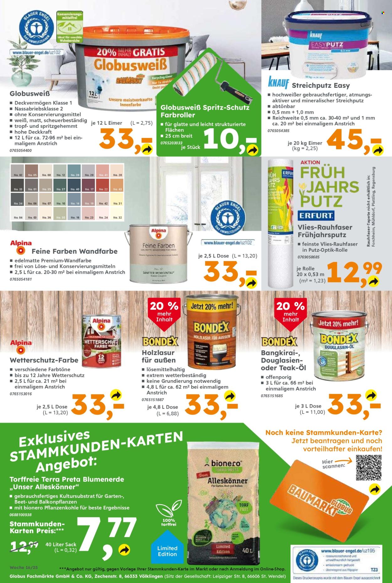 Globus Baumarkt Prospekte  - 14.04.2025 - 19.04.2025. Seite 24
