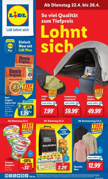 Prospekte Lidl - 22.04.2025 - 26.04.2025.