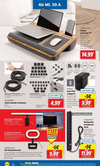 thumbnail - LIVARNO home LED-Monitorleuchte