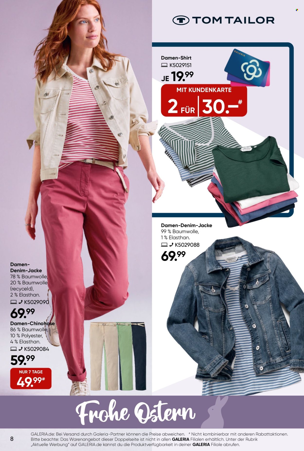 GALERIA Karstadt Kaufhof Prospekte  - 14.04.2025 - 20.04.2025. Seite 8