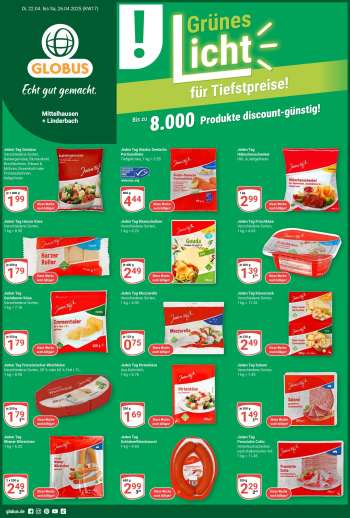 Prospekte Globus - 22.04.2025 - 26.04.2025.