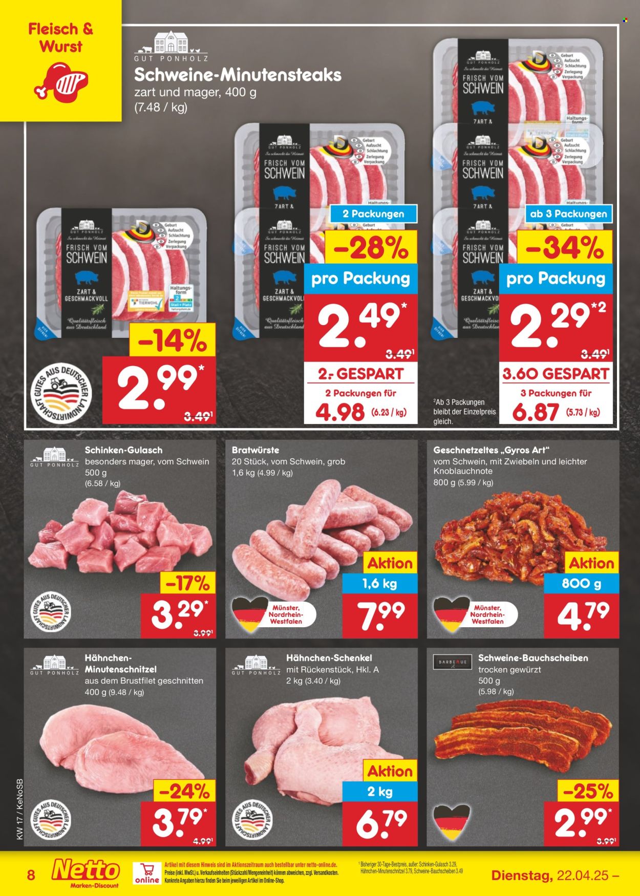 Netto Marken-Discount Prospekte  - 22.04.2025 - 26.04.2025. Seite 8