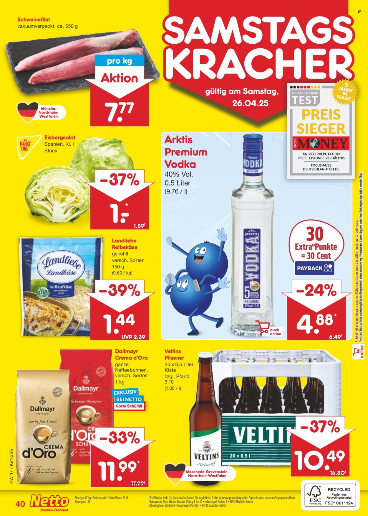Netto Marken-Discount Prospekte  - 22.04.2025 - 26.04.2025. Seite 62
