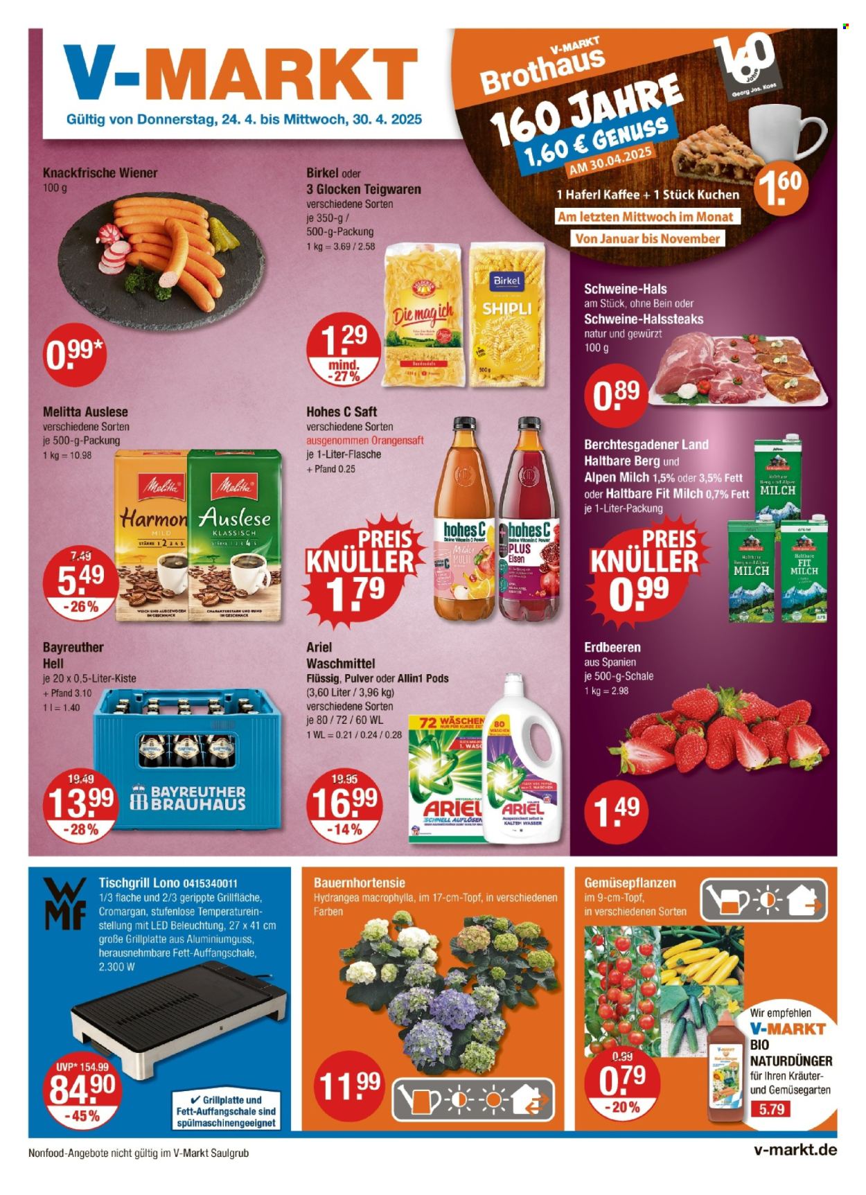 V-Markt Prospekte  - 24.04.2025 - 30.04.2025. Seite 1
