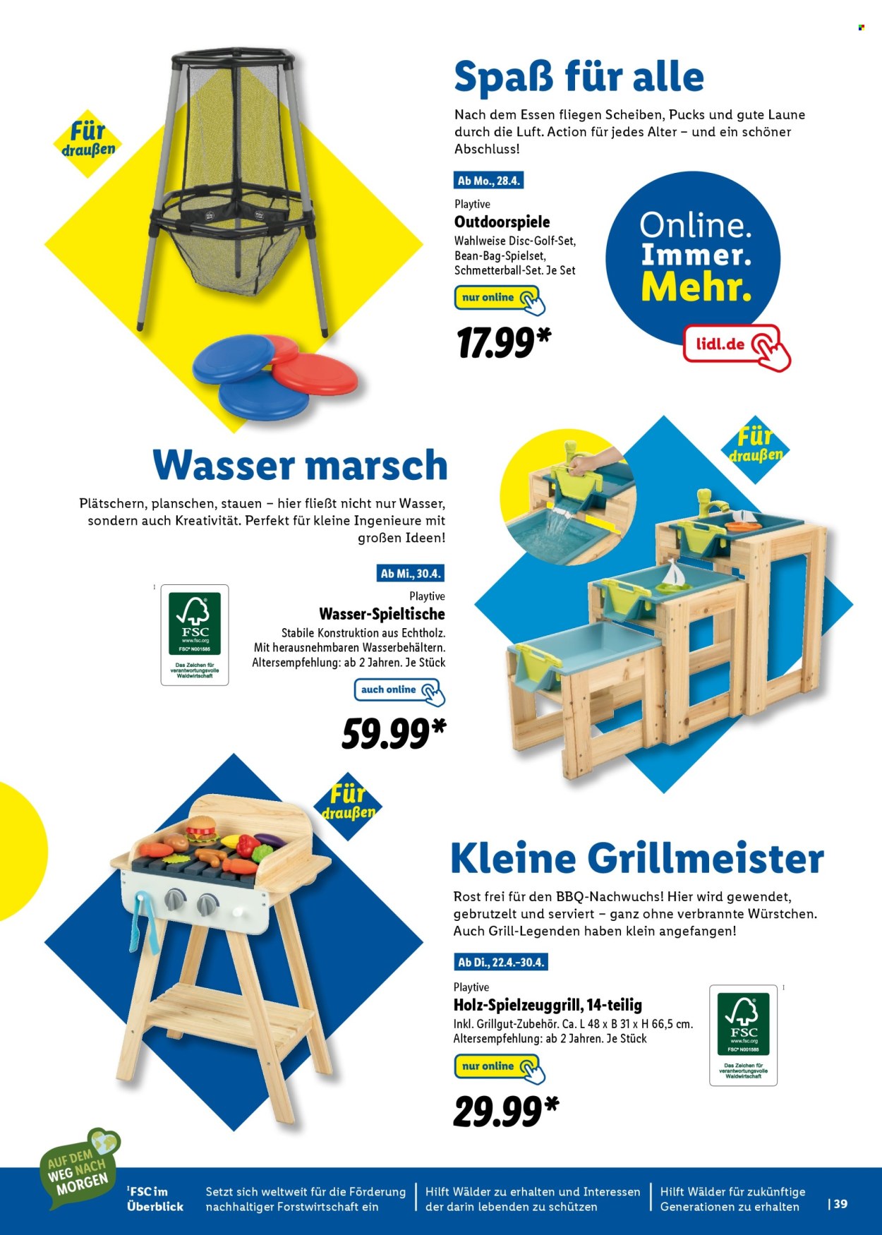 Lidl Prospekte  - 22.04.2025 - 18.05.2025. Seite 39
