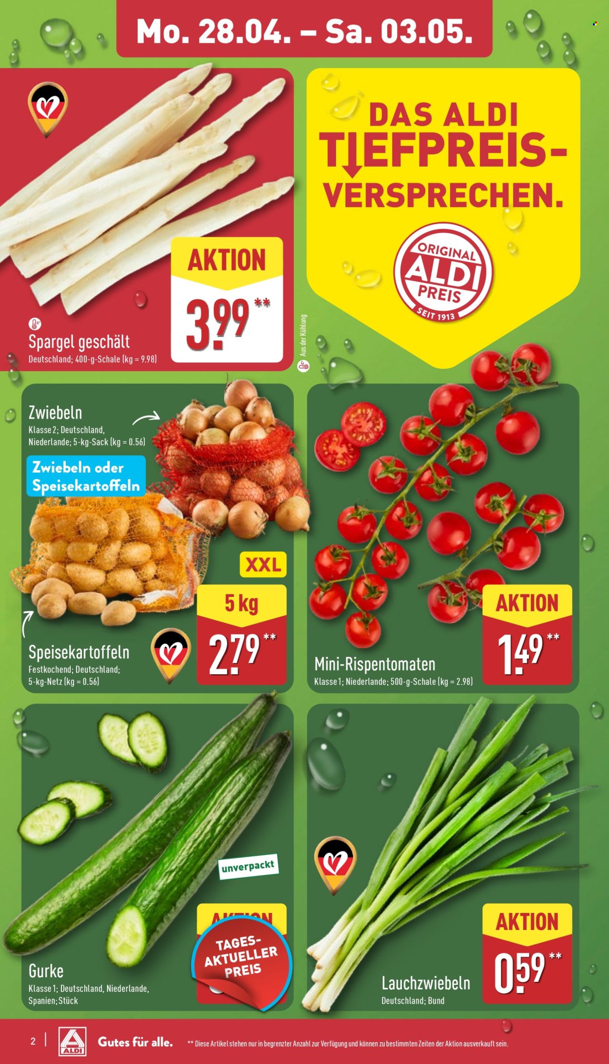 ALDI Nord Prospekte  - 28.04.2025 - 3.05.2025. Seite 2