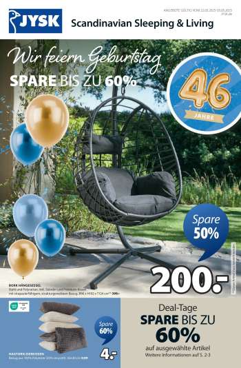 Prospekte JYSK - 22.03.2025 - 3.05.2025.