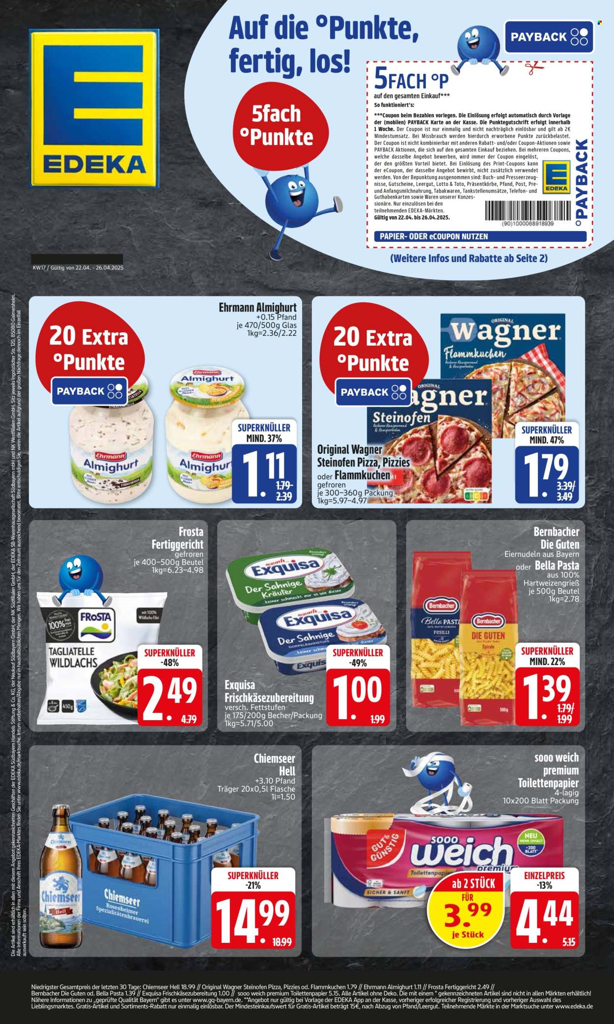 Edeka Prospekte  - 22.04.2025 - 26.04.2025. Seite 1