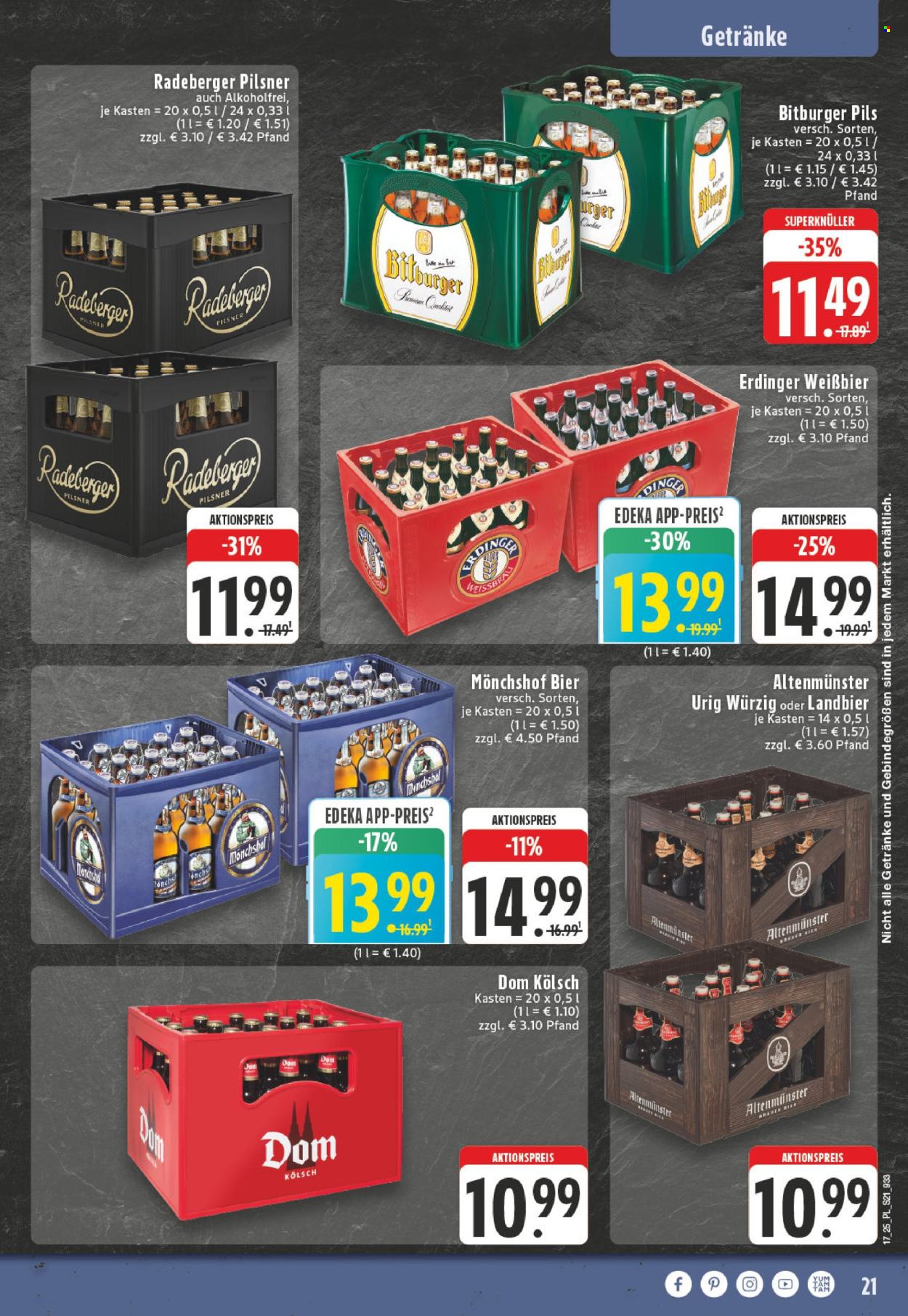 Edeka Prospekte  - 22.04.2025 - 26.04.2025. Seite 21