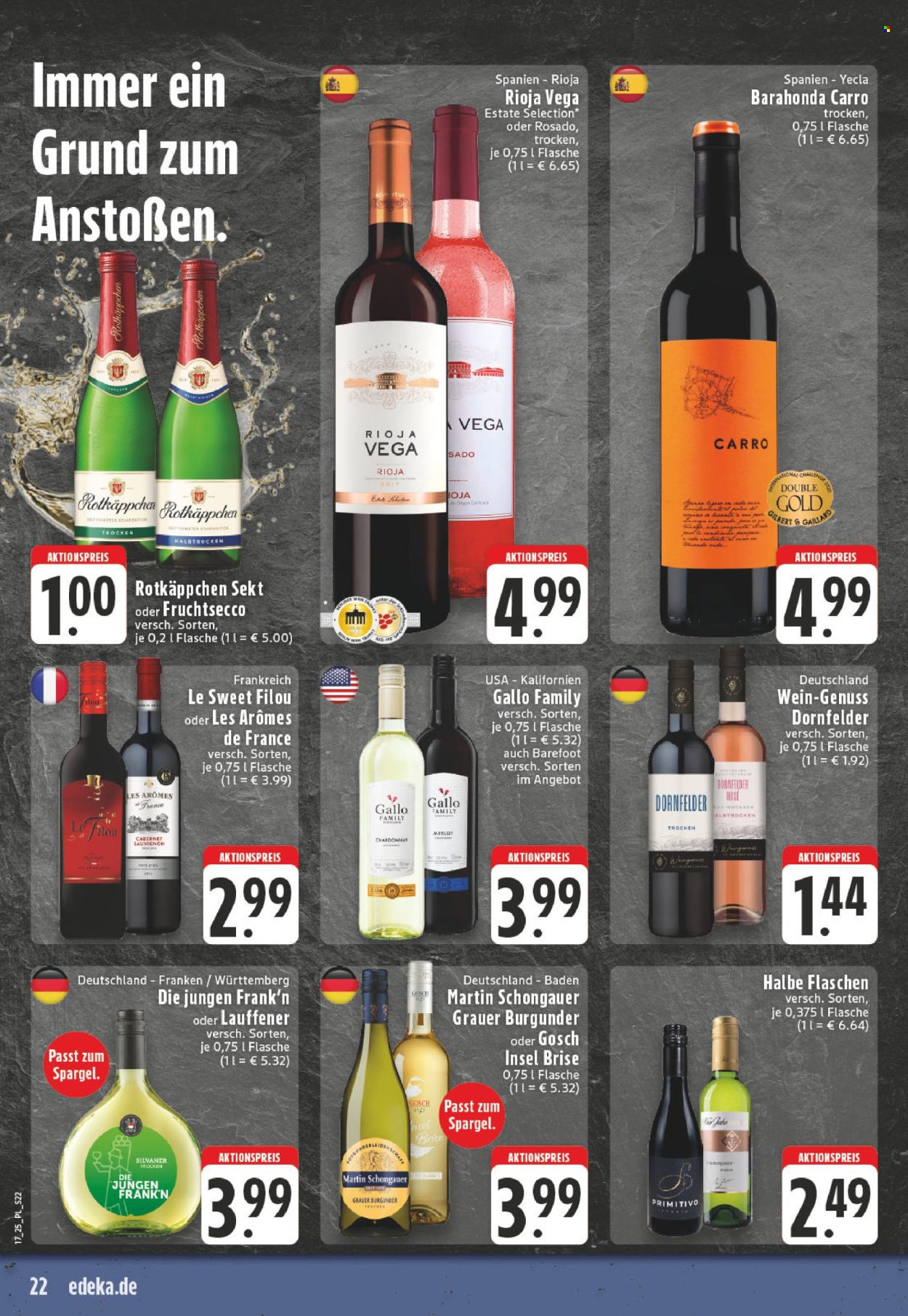 Edeka Prospekte  - 22.04.2025 - 26.04.2025. Seite 22