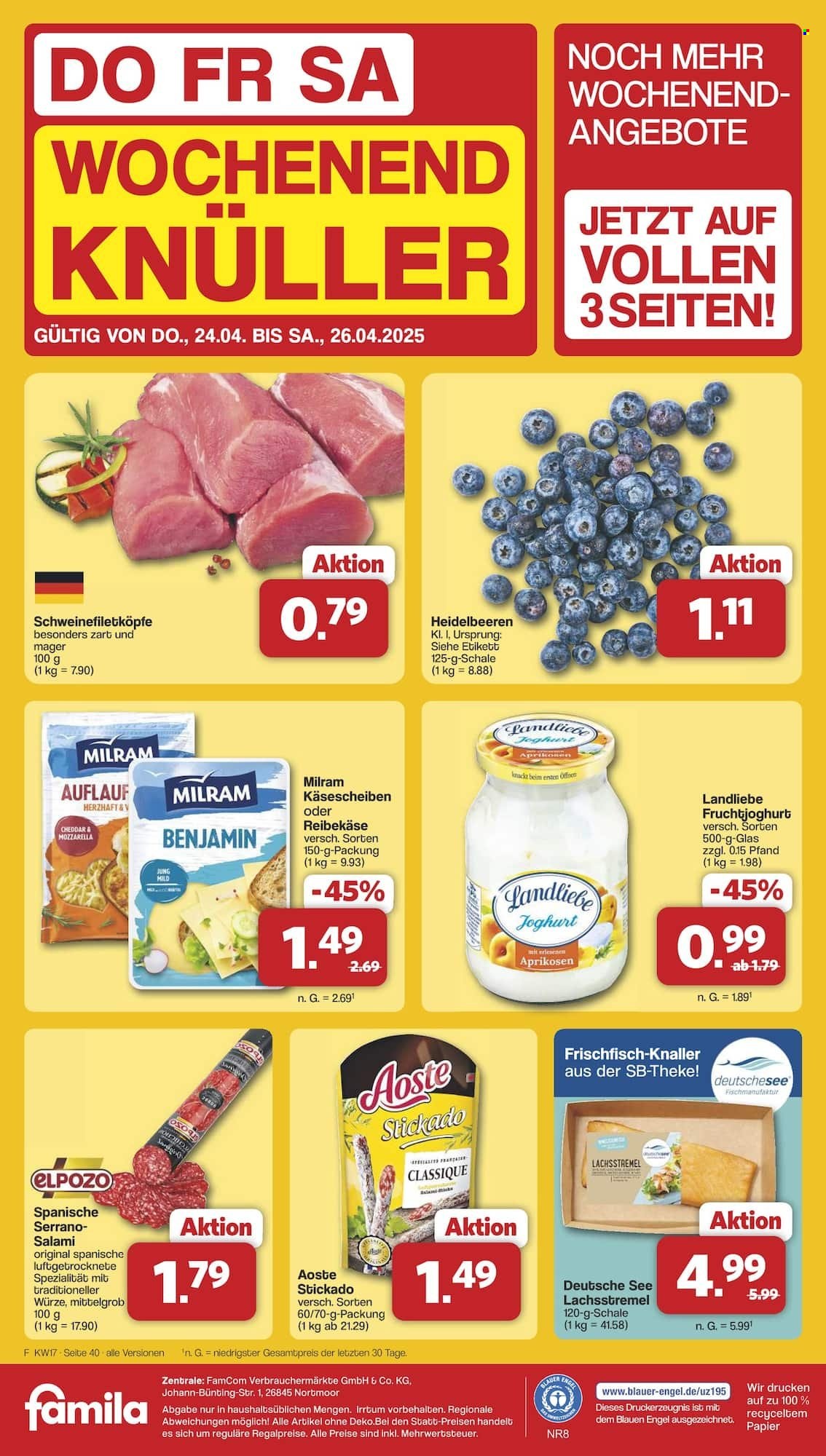 famila Prospekte  - 22.04.2025 - 26.04.2025. Seite 47