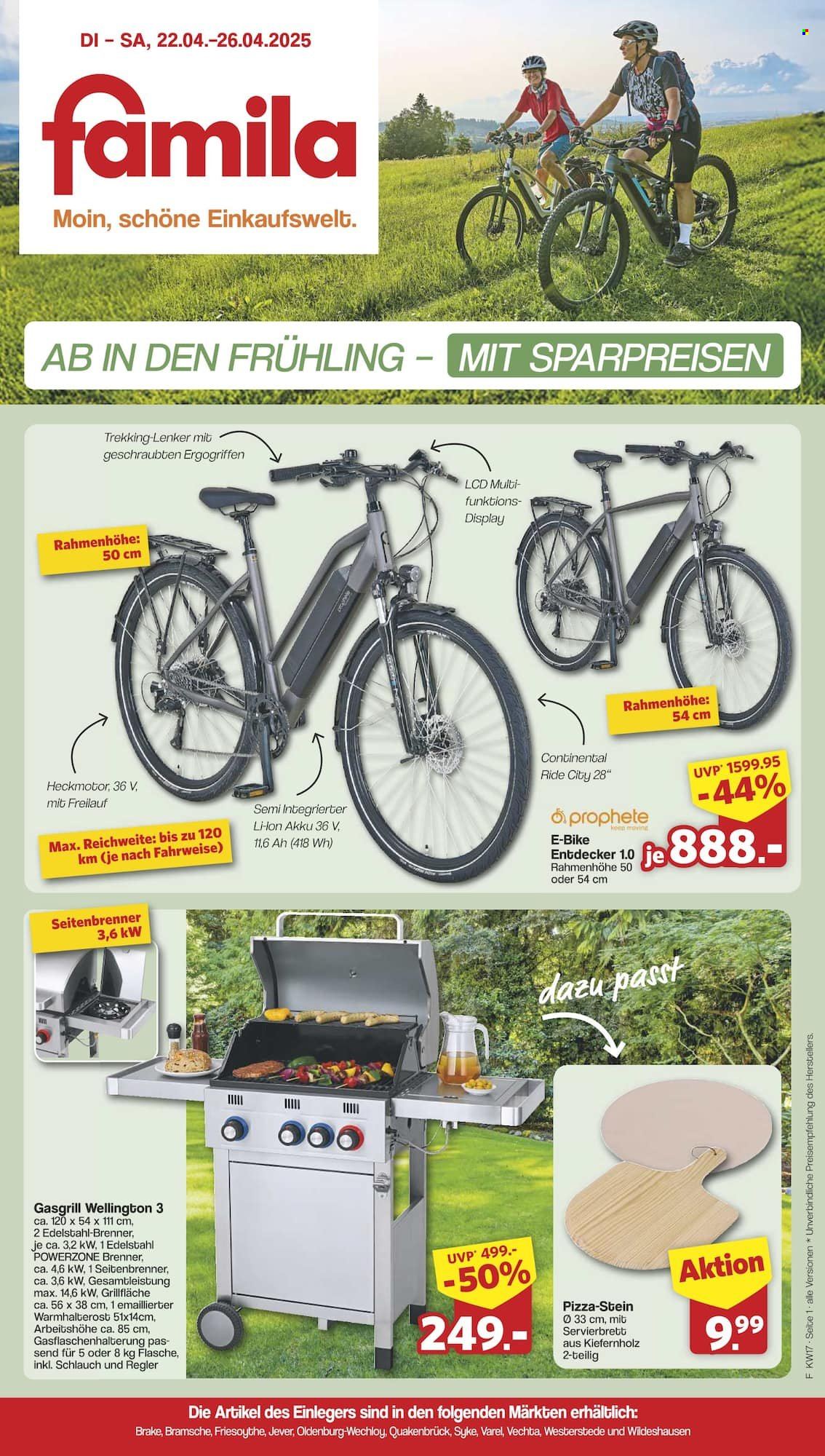 famila Prospekte  - 22.04.2025 - 26.04.2025. Seite 1