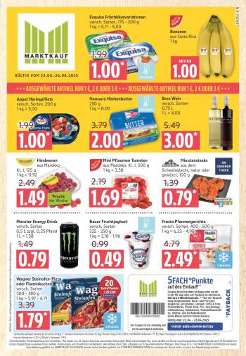 Prospekte Marktkauf - 22.04.2025 - 26.04.2025.