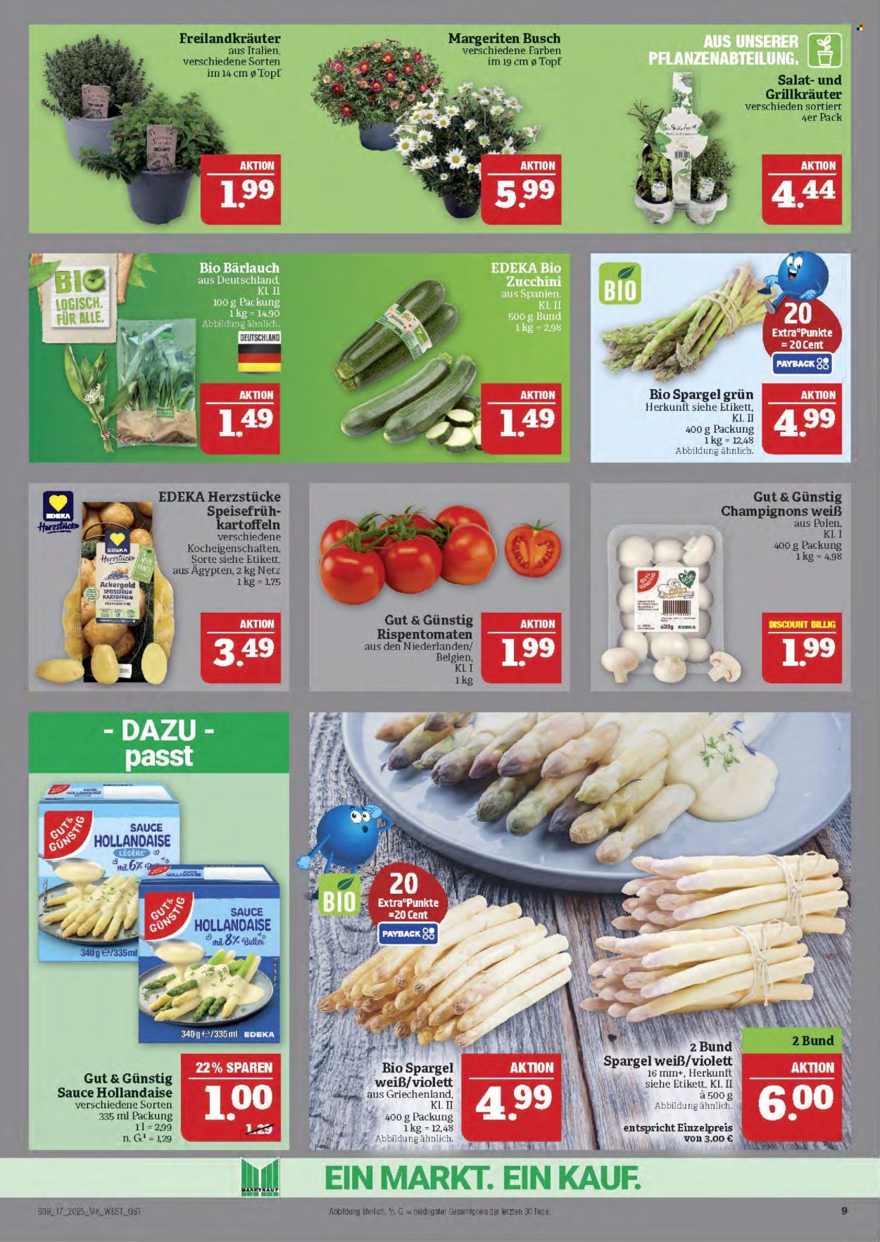 Marktkauf Prospekte  - 22.04.2025 - 26.04.2025. Seite 9
