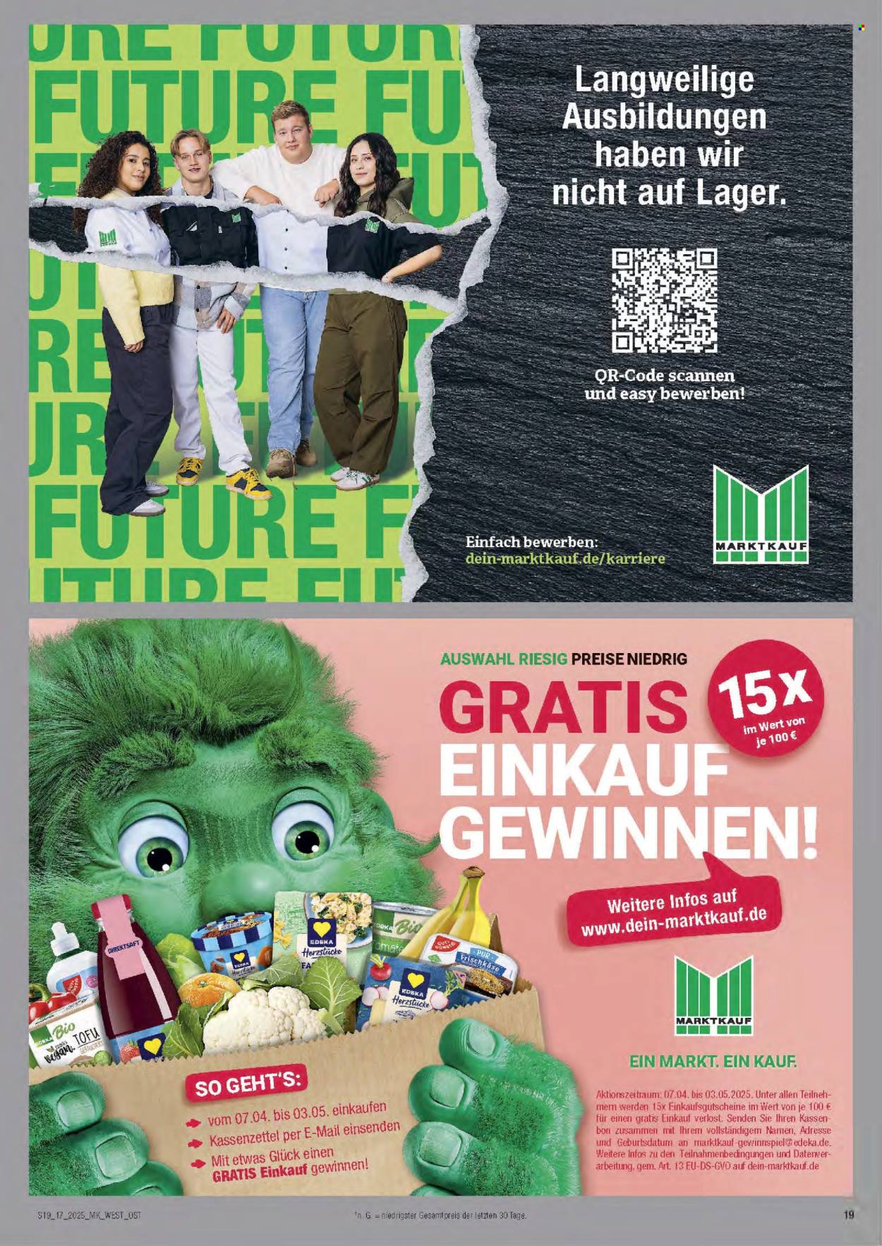 Marktkauf Prospekte  - 22.04.2025 - 26.04.2025. Seite 19