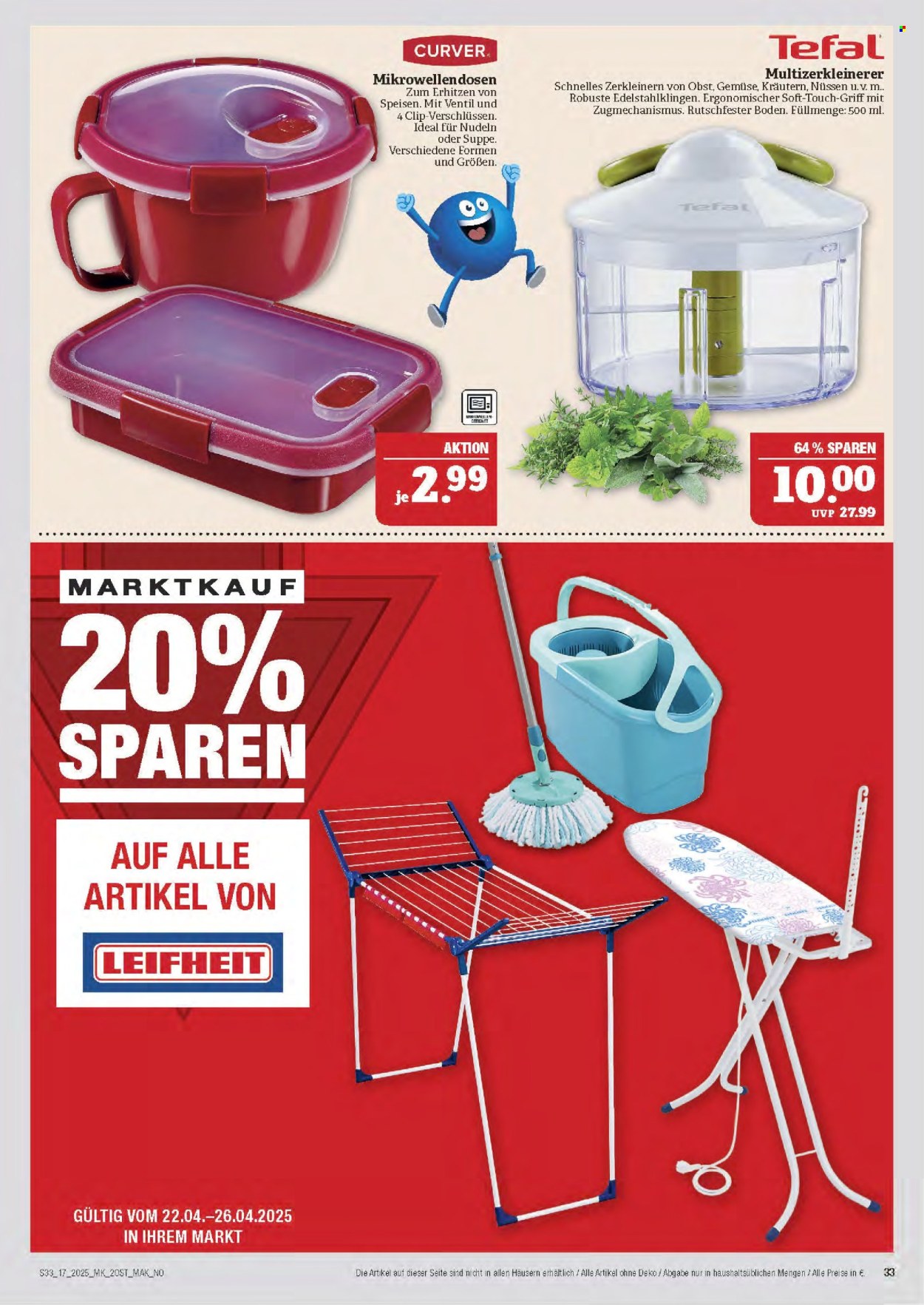 Marktkauf Prospekte  - 22.04.2025 - 26.04.2025. Seite 33