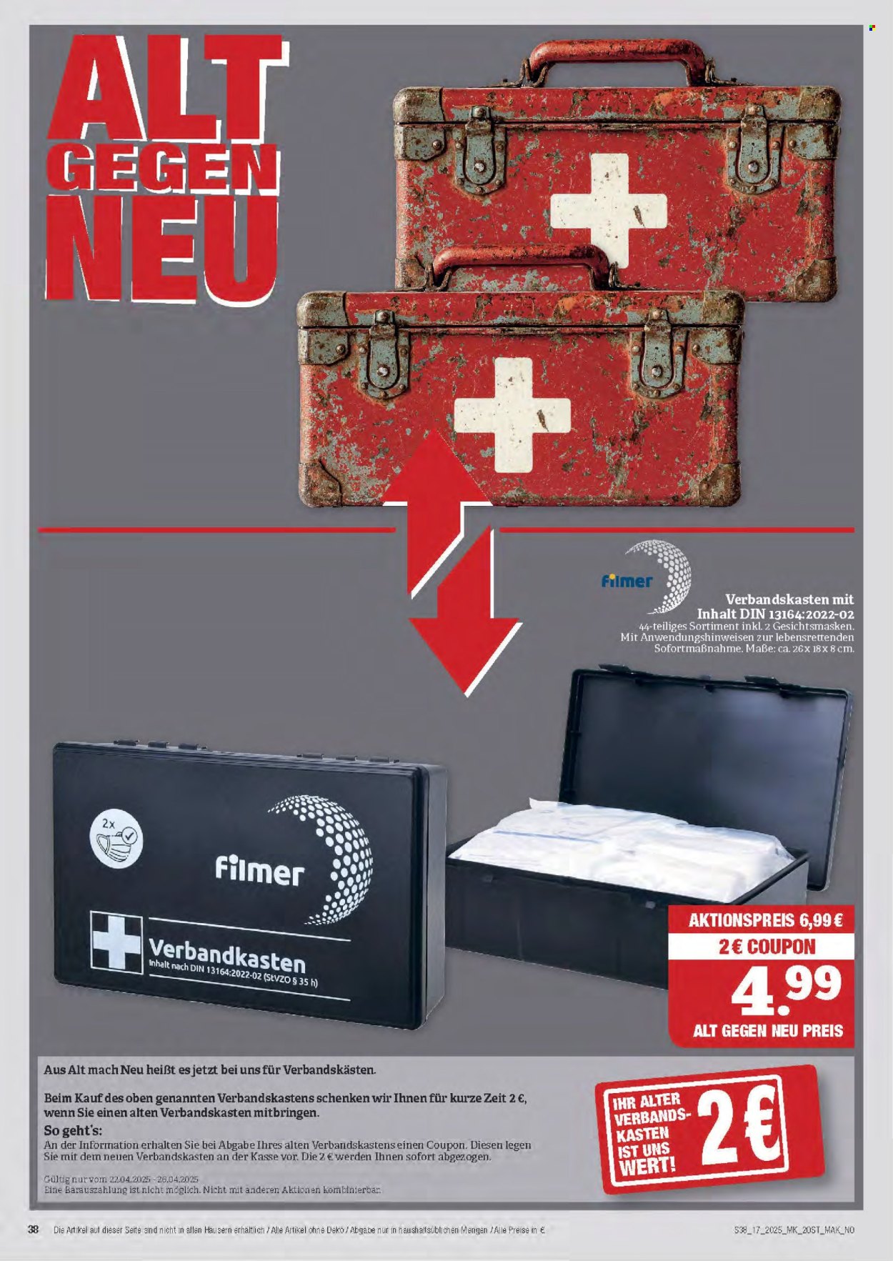 Marktkauf Prospekte  - 22.04.2025 - 26.04.2025. Seite 38