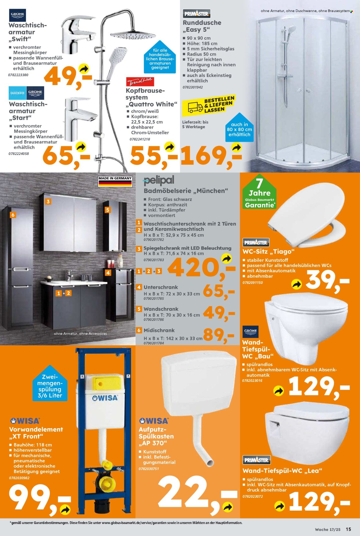 Globus Baumarkt Prospekte  - 22.04.2025 - 26.04.2025. Seite 15