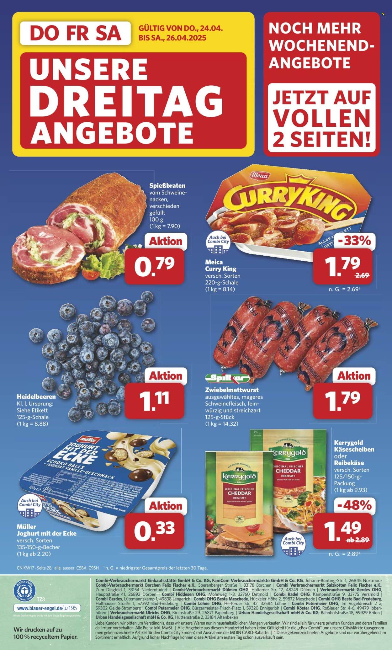 Combi Prospekte  - 22.04.2025 - 26.04.2025. Seite 35