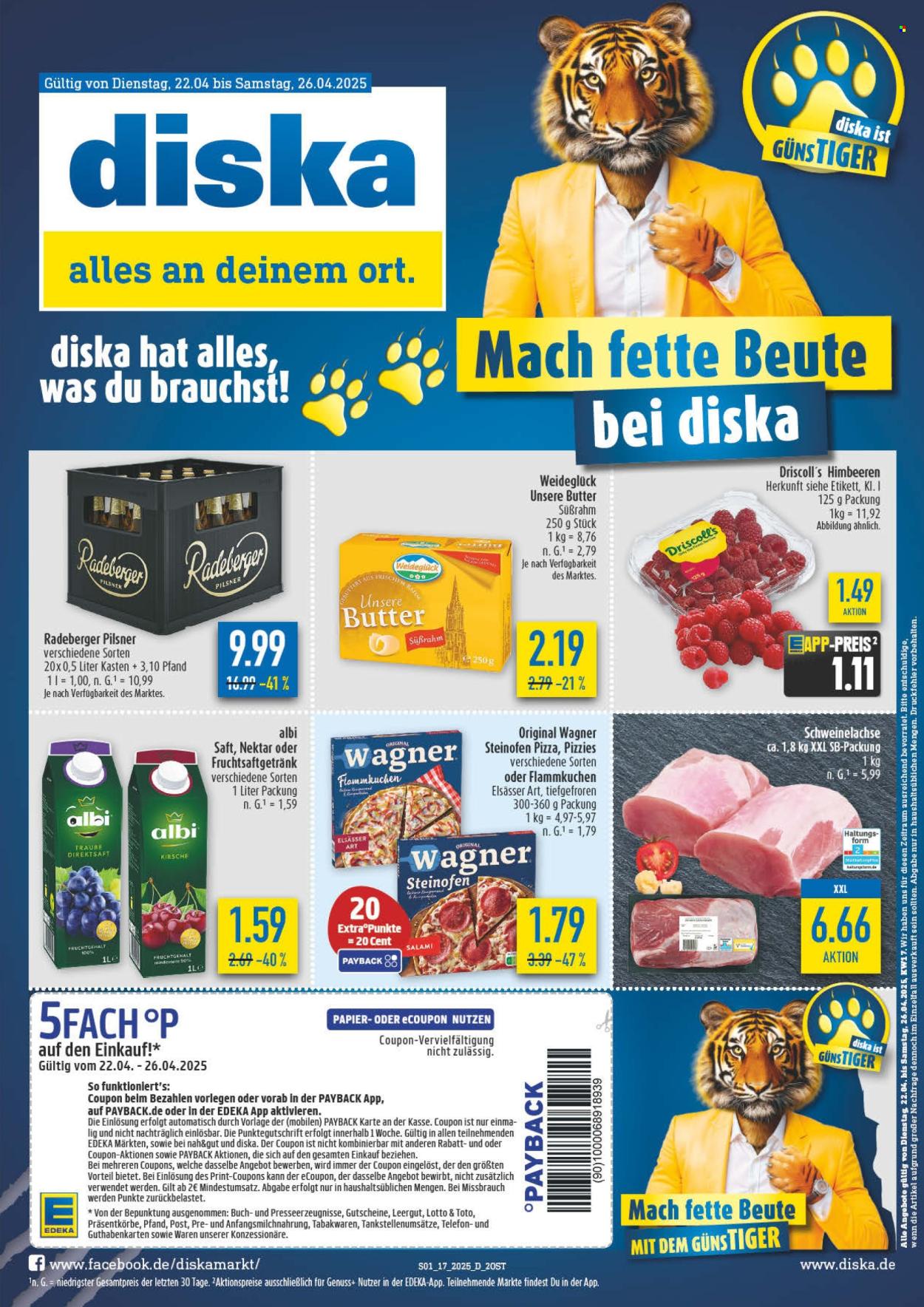 Diska Prospekte  - 22.04.2025 - 26.04.2025. Seite 1