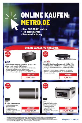 Prospekte Metro - 21.04.2025 - 27.04.2025.