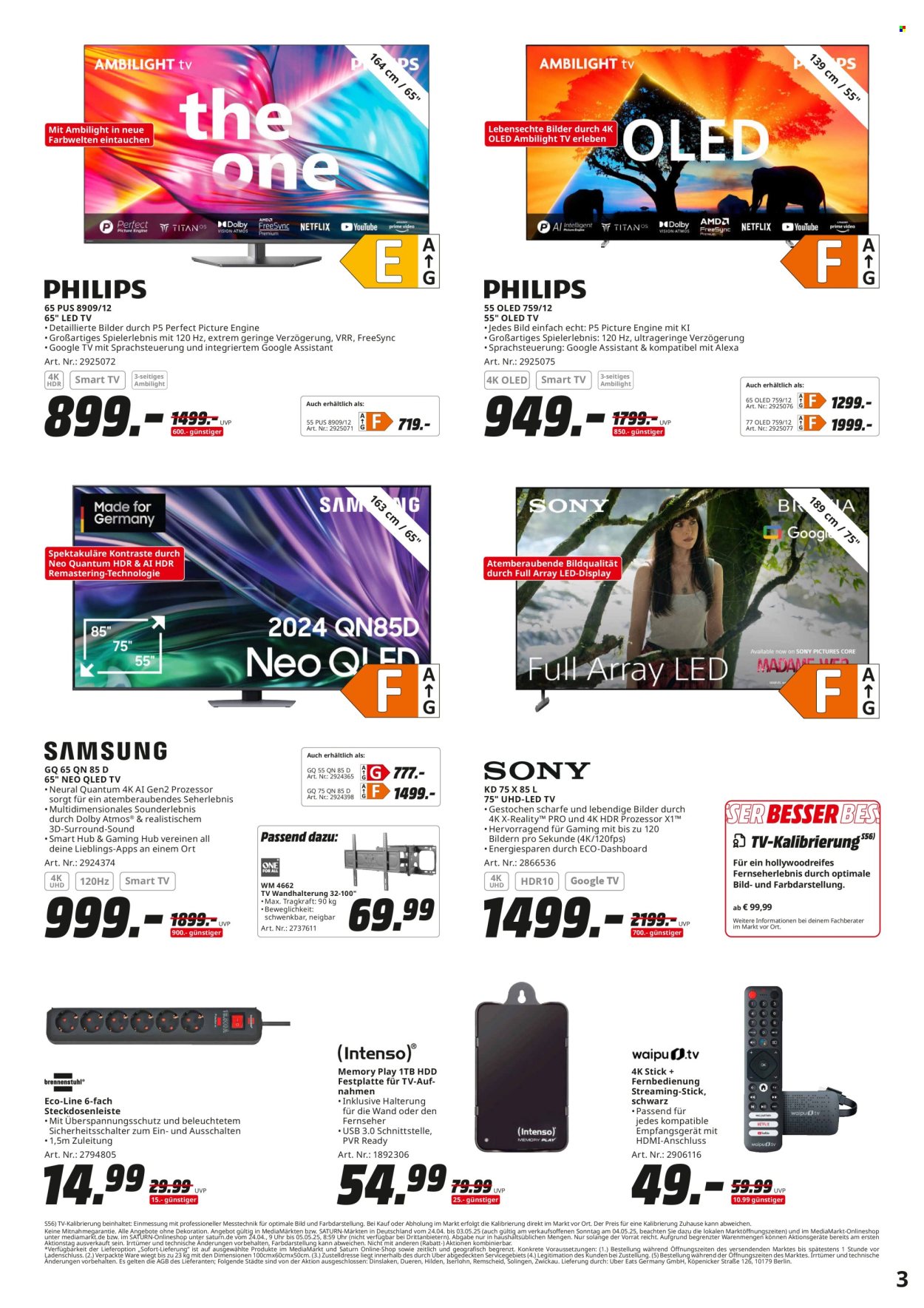 MediaMarkt Prospekte  - 24.04.2025 - 5.05.2025. Seite 3