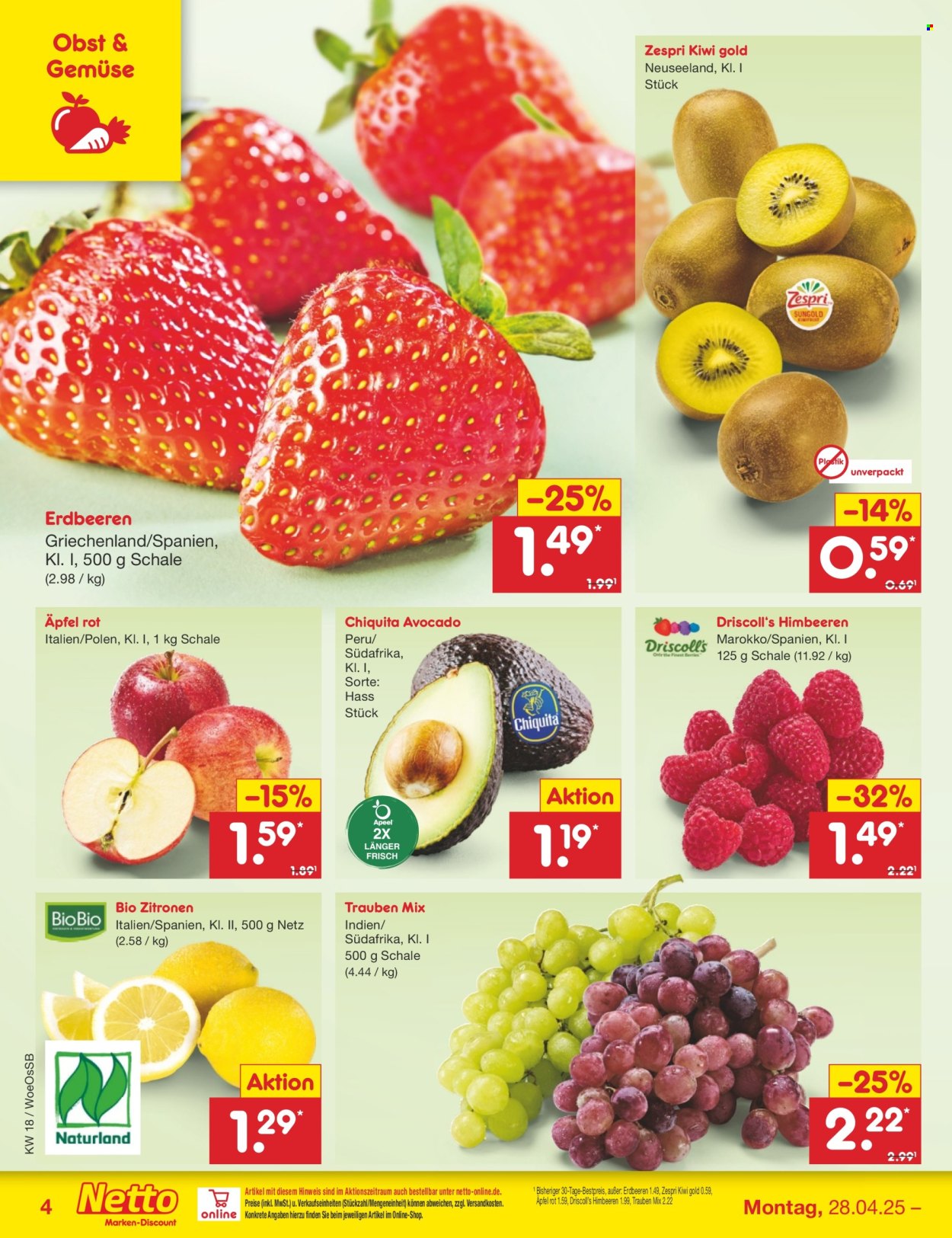 Netto Marken-Discount Prospekte  - 28.04.2025 - 3.05.2025. Seite 4