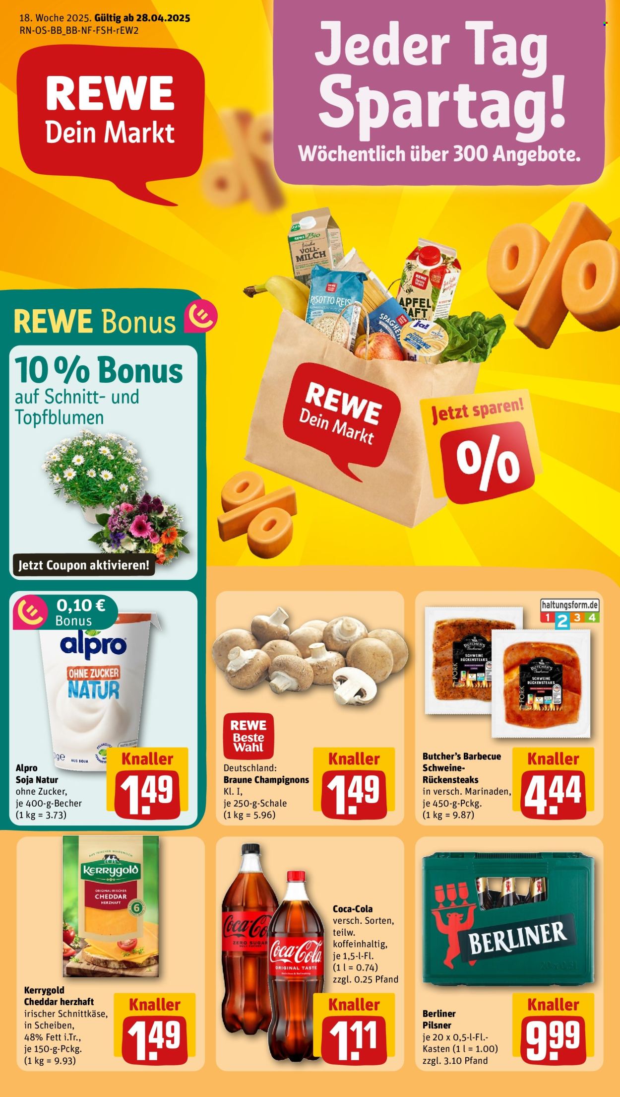 REWE Prospekte  - 28.04.2025 - 4.05.2025. Seite 1
