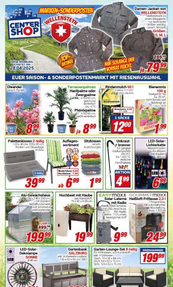 Prospekte CENTERSHOP - 28.04.2025 - 3.05.2025.