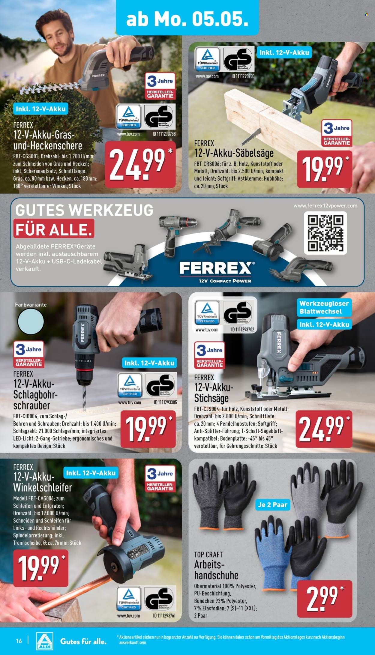 ALDI Nord Prospekte  - 5.05.2025 - 10.05.2025. Seite 16