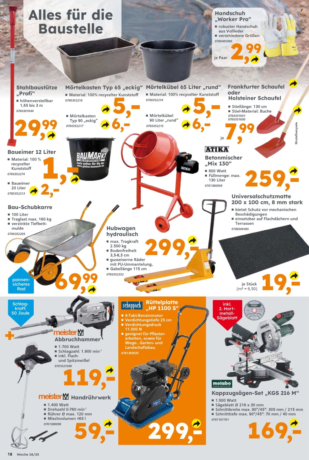 Globus Baumarkt Prospekte  - 28.04.2025 - 3.05.2025. Seite 18