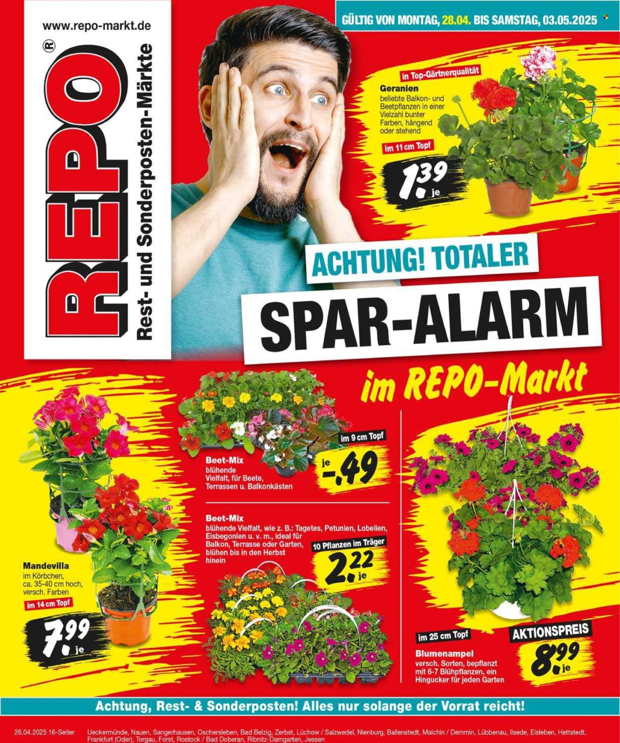 Repo Prospekte  - 28.04.2025 - 3.05.2025. Seite 1