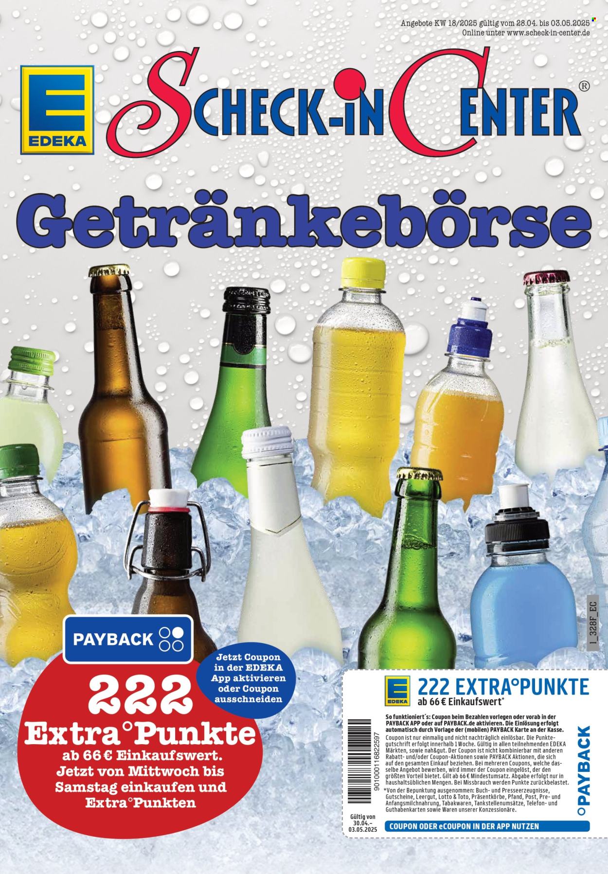 Scheck-in Prospekte  - 28.04.2025 - 3.05.2025. Seite 1
