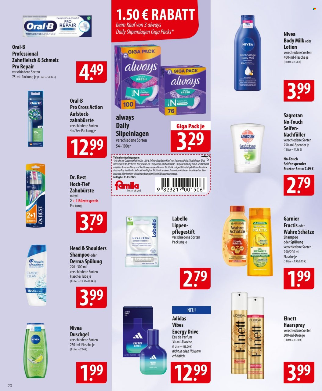 famila Prospekte  - 28.04.2025 - 3.05.2025. Seite 20