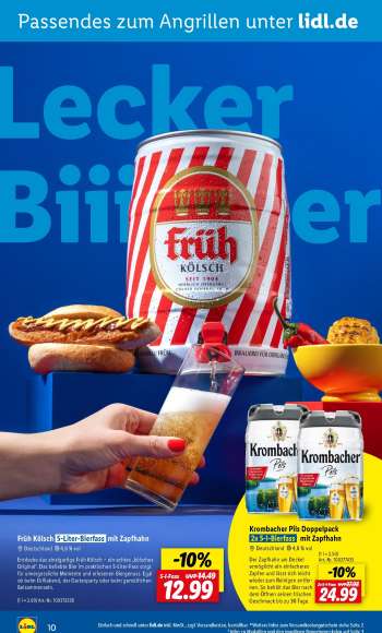 thumbnail - Früh Kölsch 5-Liter-Bierfass mit Zapfhahn