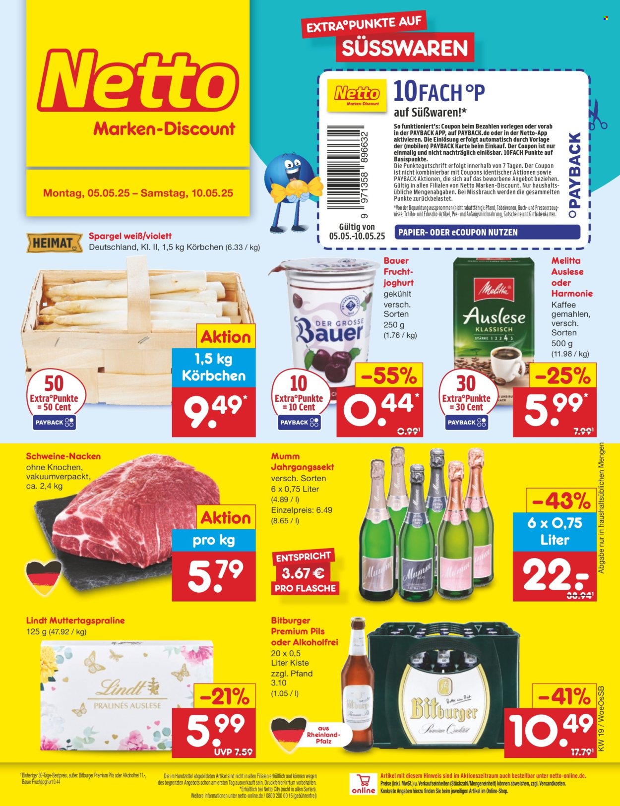 Netto Marken-Discount Prospekte  - 5.05.2025 - 10.05.2025. Seite 1