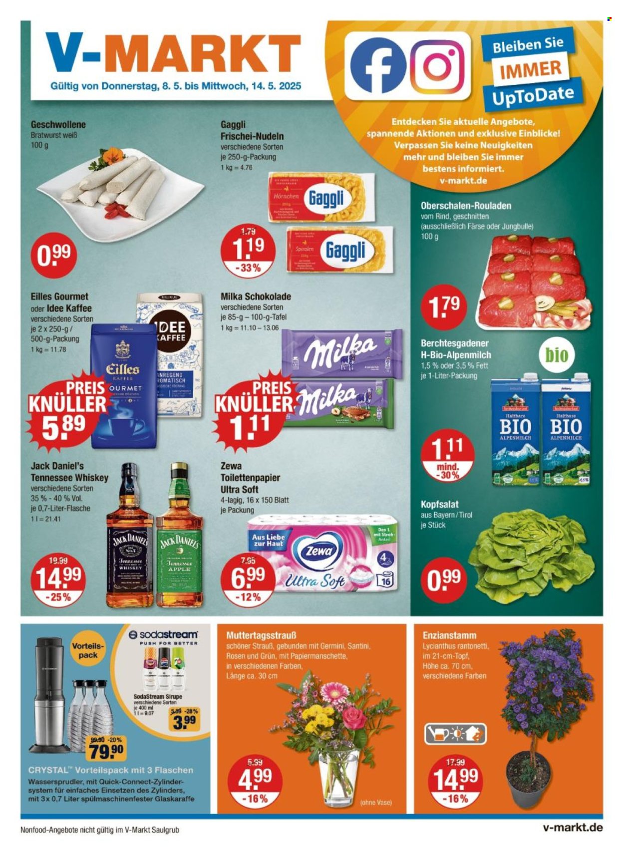V-Markt Prospekte  - 8.05.2025 - 14.05.2025. Seite 1