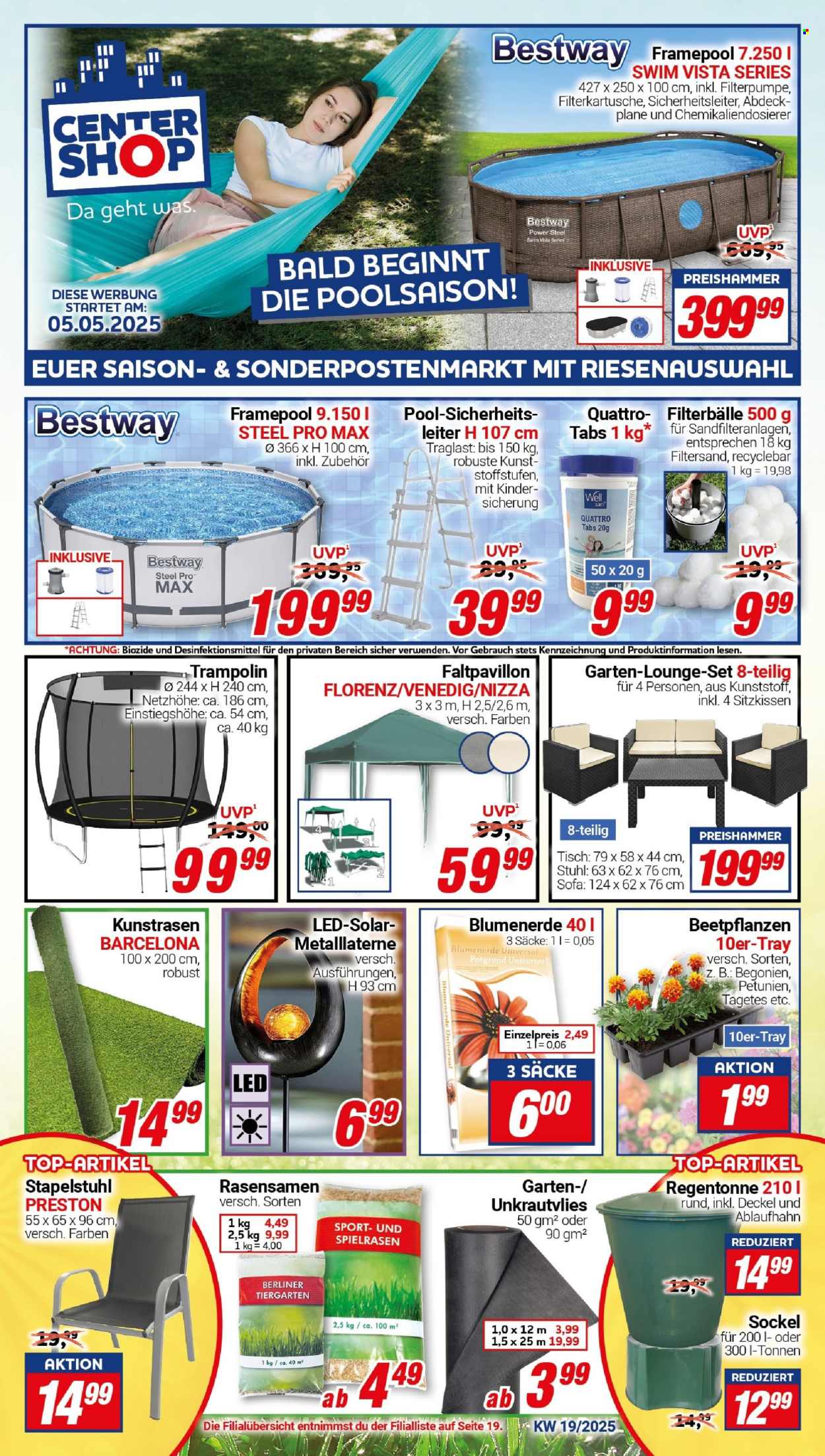 CENTERSHOP Prospekte  - 5.05.2025 - 10.05.2025. Seite 1