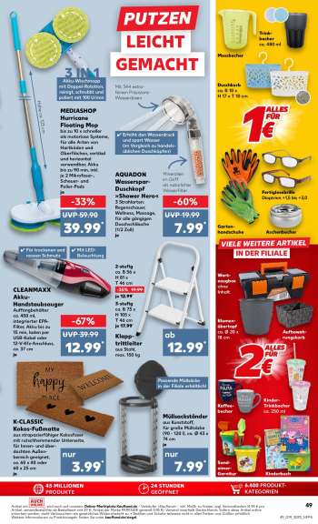 thumbnail - CLEANmaxx Akku-Handstaubsauger