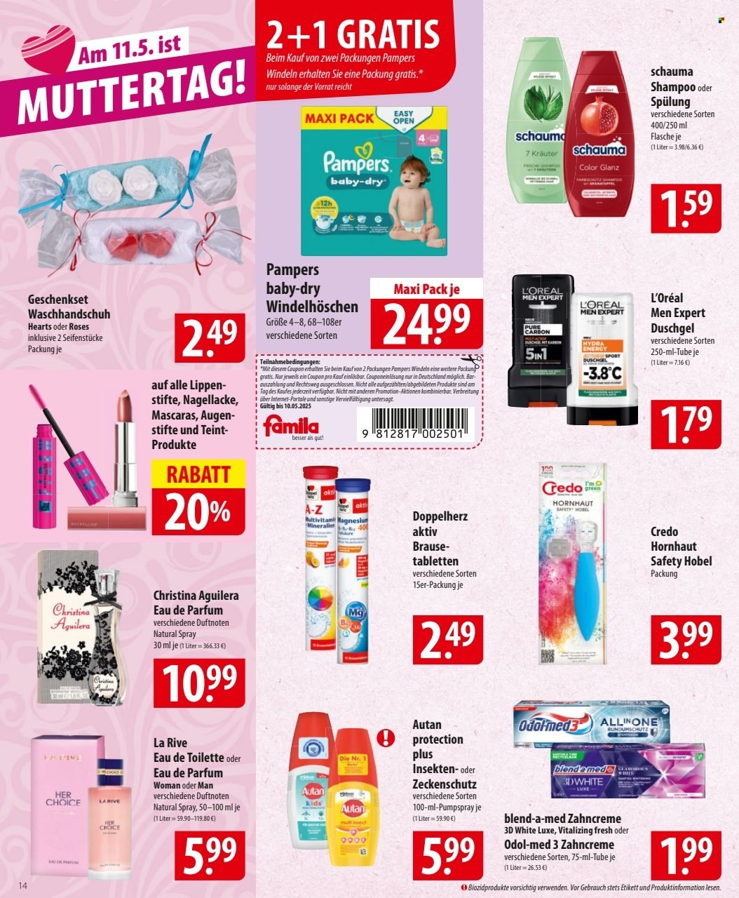 famila Prospekte  - 5.05.2025 - 10.05.2025. Seite 14