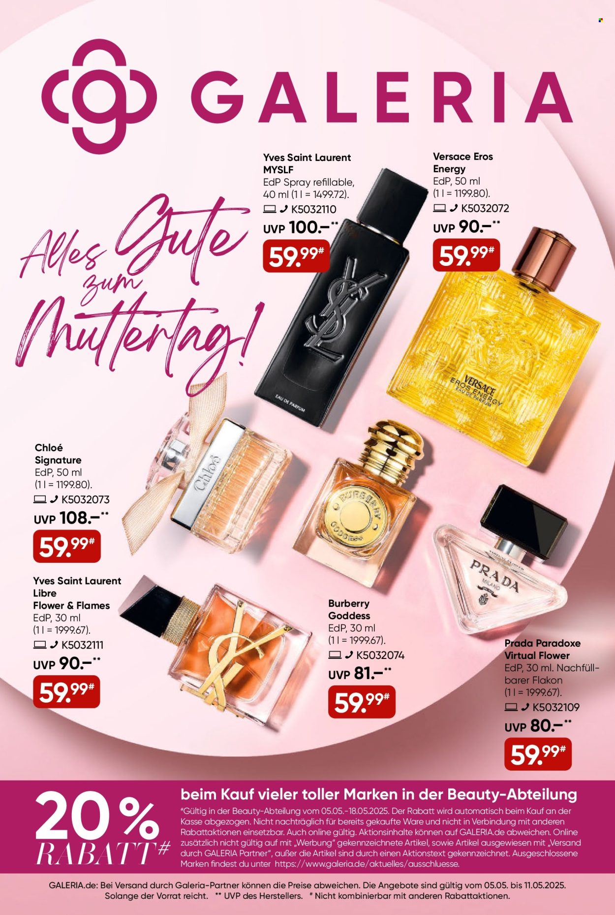 GALERIA Karstadt Kaufhof Prospekte  - 5.05.2025 - 11.05.2025. Seite 1