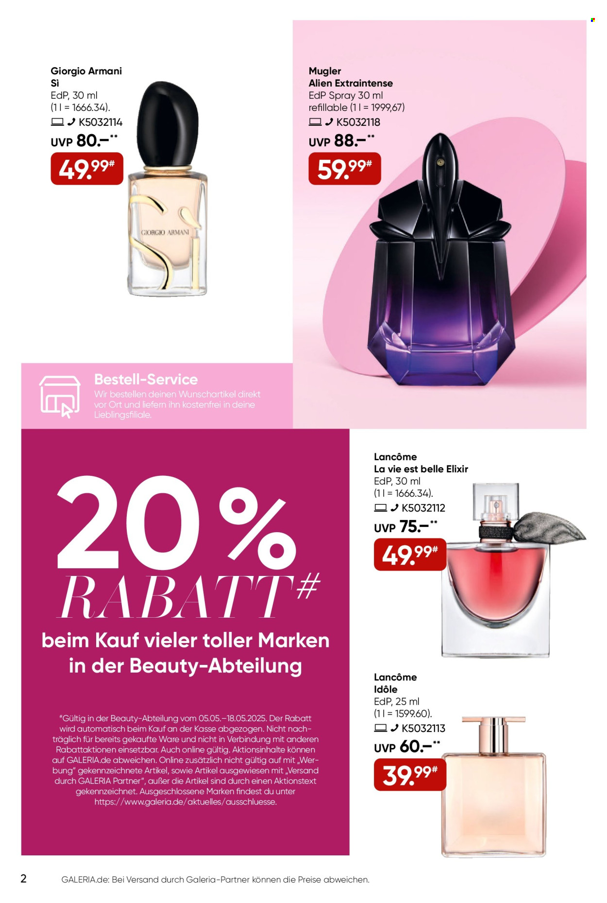 GALERIA Karstadt Kaufhof Prospekte  - 5.05.2025 - 11.05.2025. Seite 2