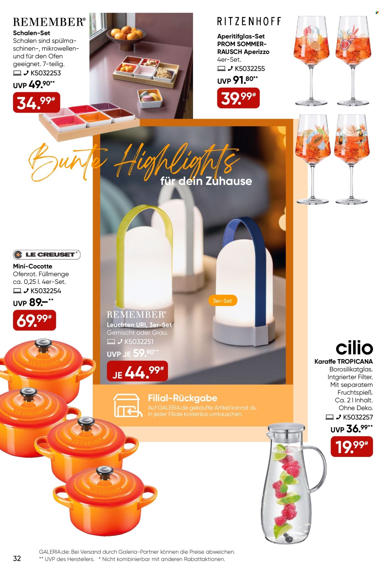 GALERIA Karstadt Kaufhof Prospekte  - 5.05.2025 - 11.05.2025. Seite 32