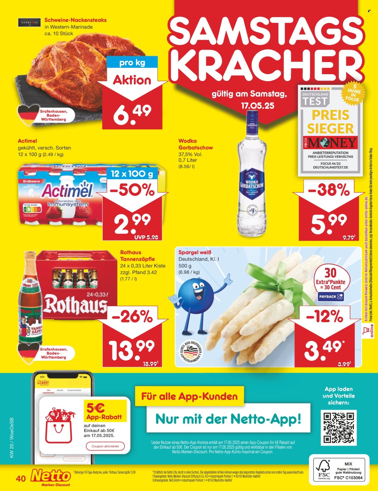 Netto Marken-Discount Prospekte  - 12.05.2025 - 17.05.2025. Seite 64