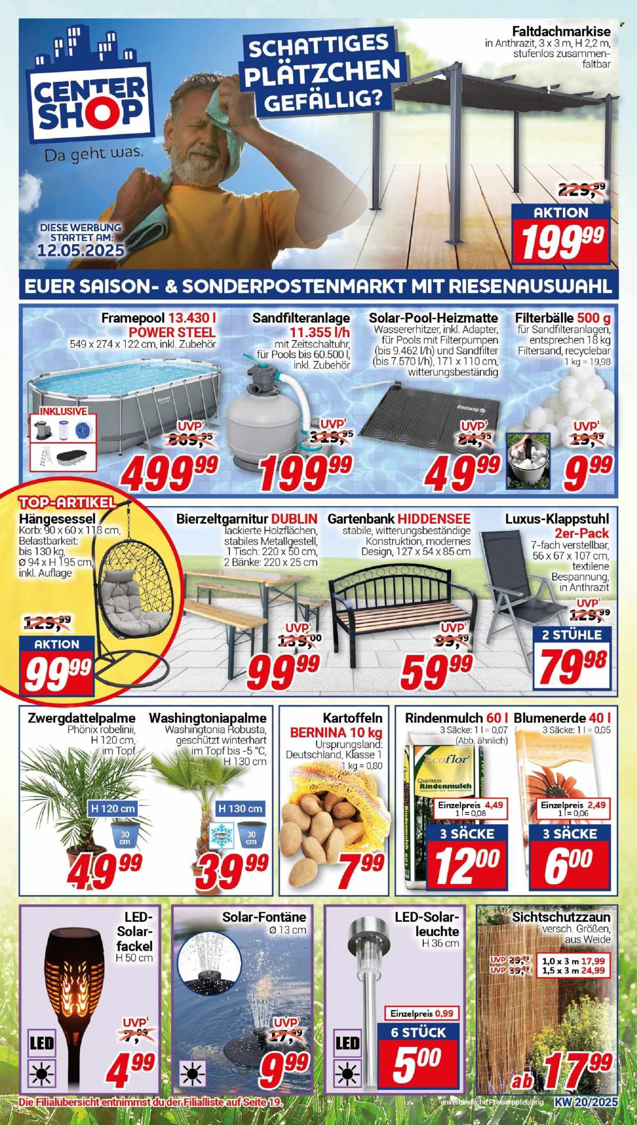 CENTERSHOP Prospekte  - 12.05.2025 - 17.05.2025. Seite 1