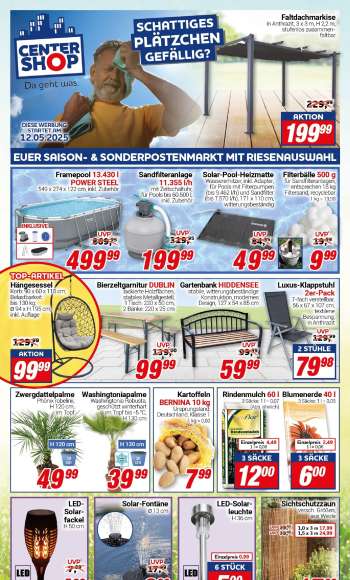 Prospekte CENTERSHOP - 12.05.2025 - 17.05.2025.