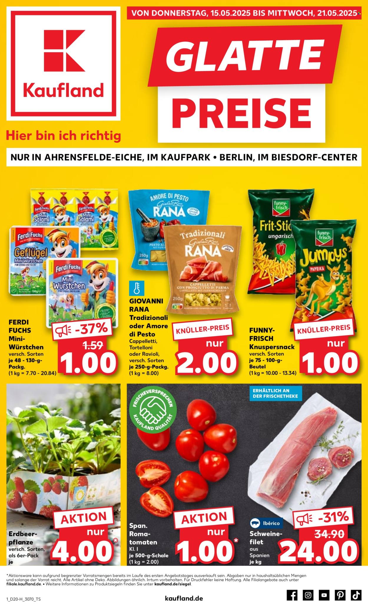 Kaufland Prospekte  - 15.05.2025 - 21.05.2025. Seite 1