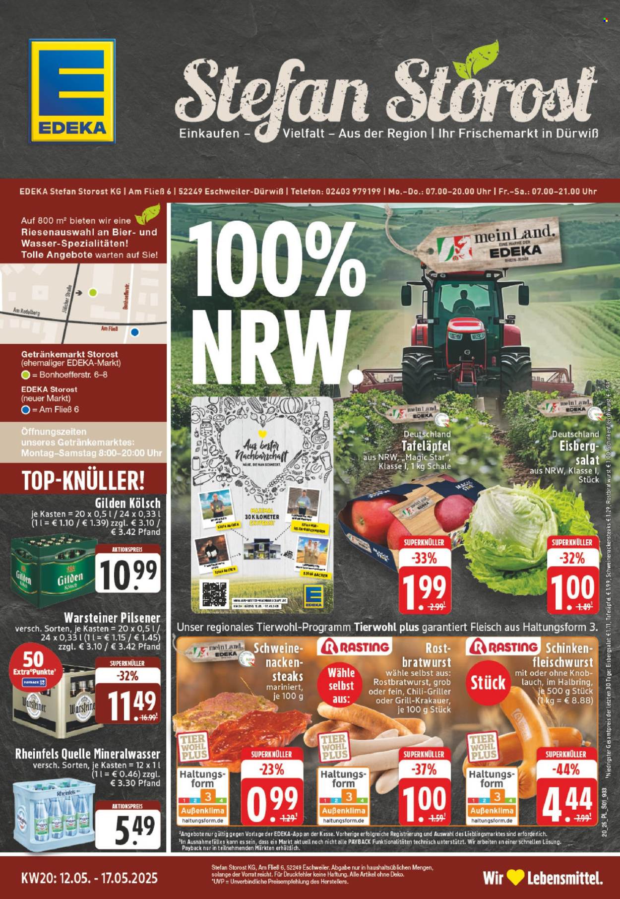 Edeka Prospekte  - 12.05.2025 - 17.05.2025. Seite 1