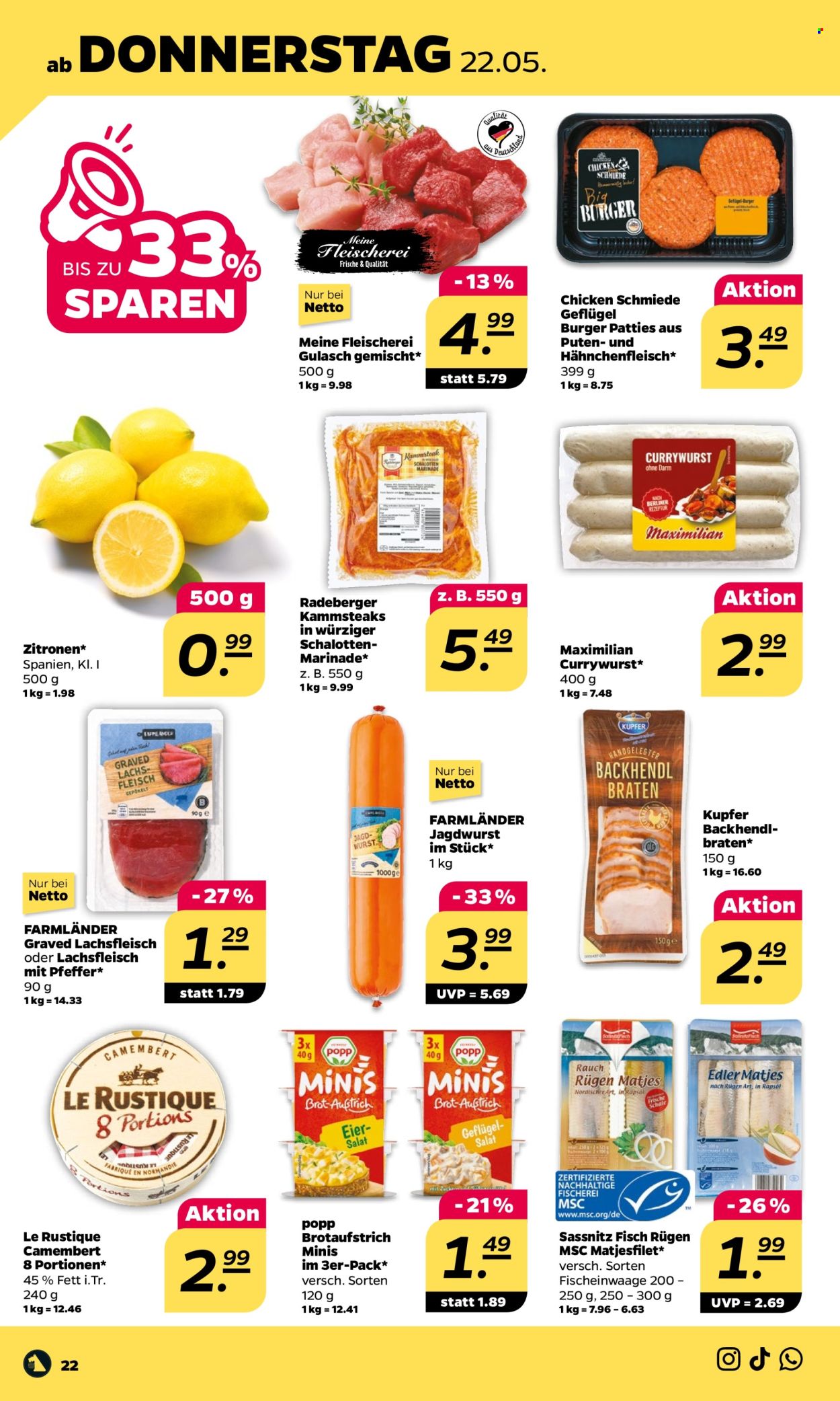 Netto Prospekte  - 19.05.2025 - 24.05.2025. Seite 22